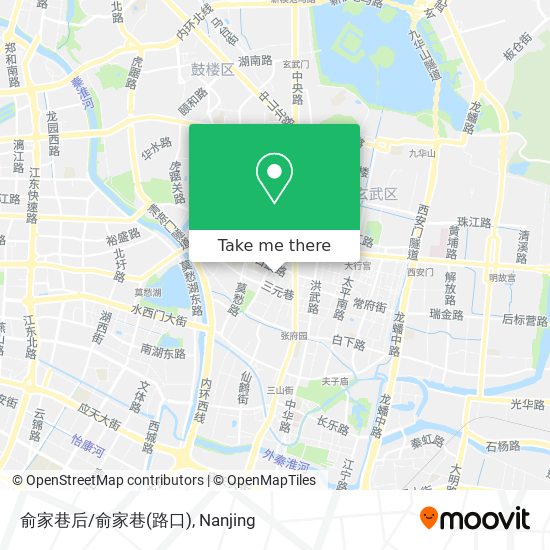 俞家巷后/俞家巷(路口) map