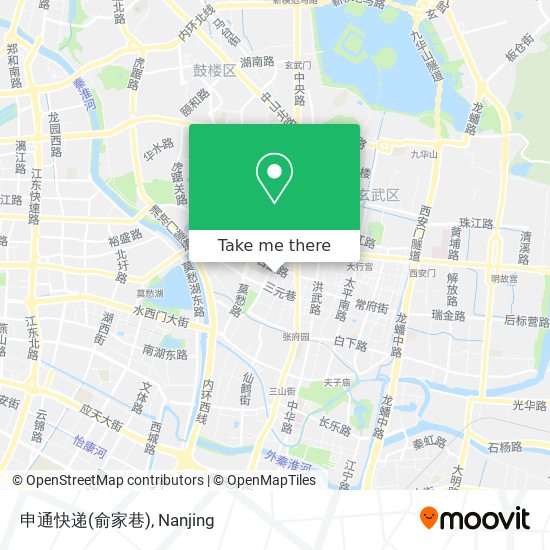 申通快递(俞家巷) map