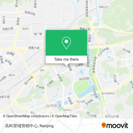 高科荣域营销中心 map