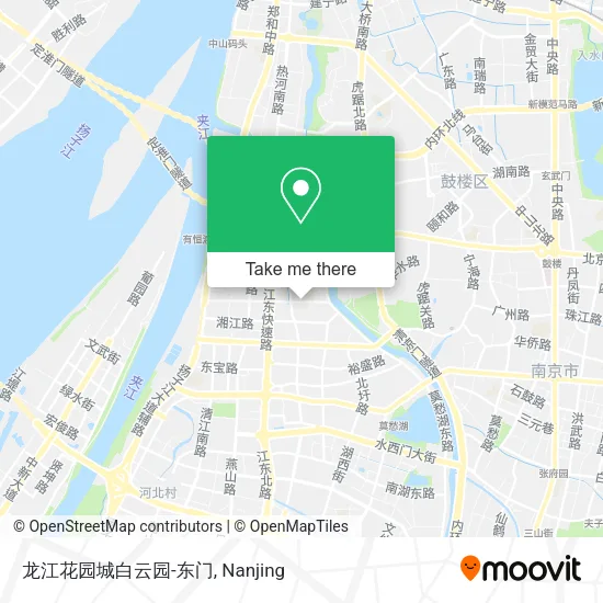 龙江花园城白云园-东门 map