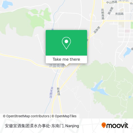 安徽宣酒集团溧水办事处-东南门 map