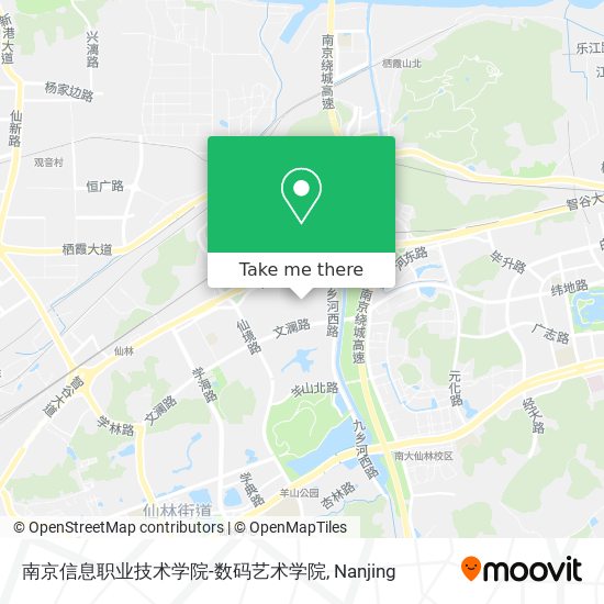 南京信息职业技术学院-数码艺术学院 map