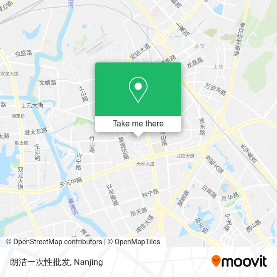 朗洁一次性批发 map