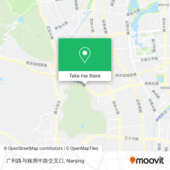 广利路与秣周中路交叉口 map
