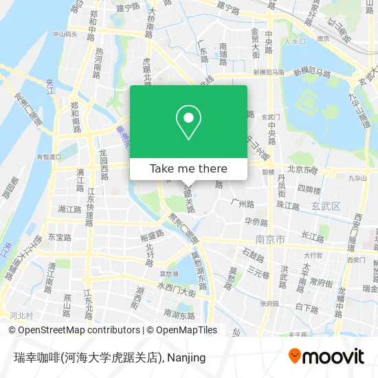 瑞幸咖啡(河海大学虎踞关店) map