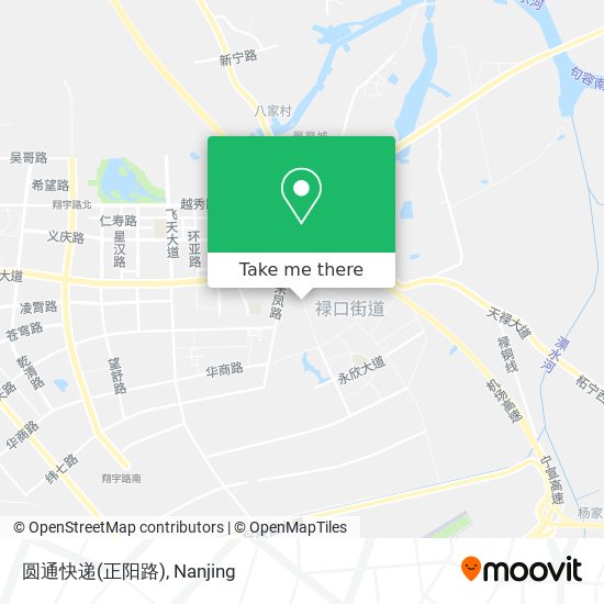 圆通快递(正阳路) map
