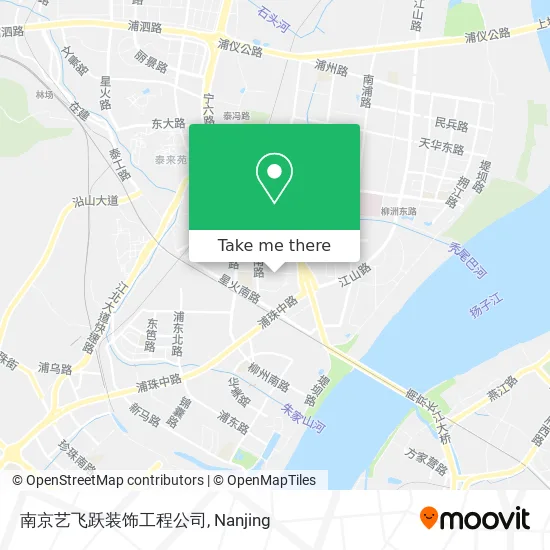 南京艺飞跃装饰工程公司 map