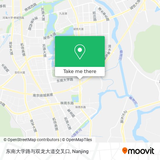 东南大学路与双龙大道交叉口 map