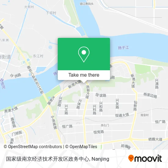 国家级南京经济技术开发区政务中心 map