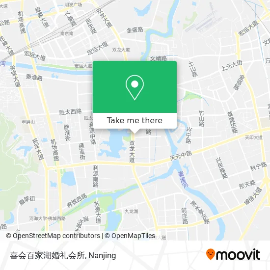 喜会百家湖婚礼会所 map