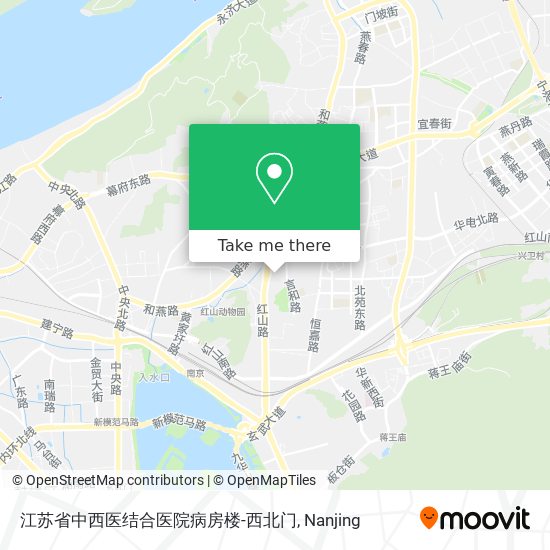 江苏省中西医结合医院病房楼-西北门 map