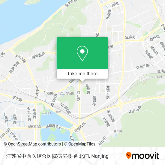 江苏省中西医结合医院病房楼-西北门 map