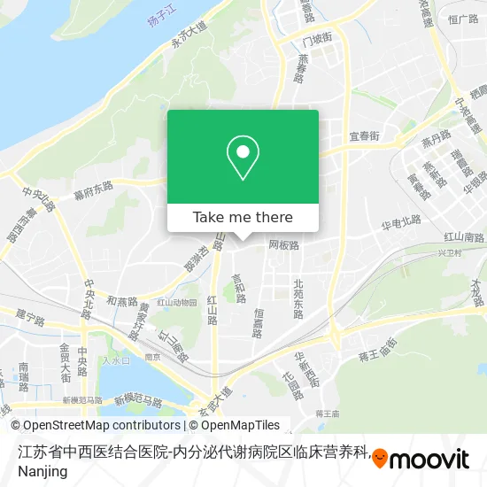 江苏省中西医结合医院-内分泌代谢病院区临床营养科 map