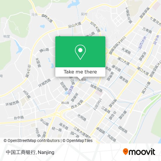 中国工商银行 map