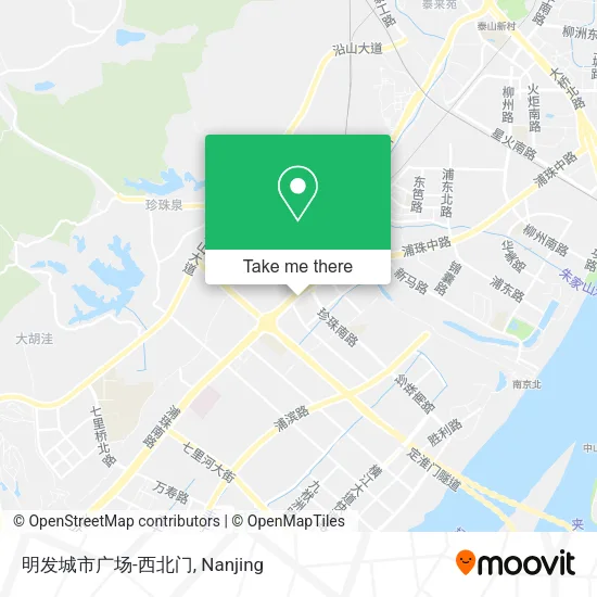 明发城市广场-西北门 map