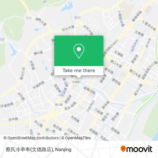 蔡氏冷串串(文德路店) map