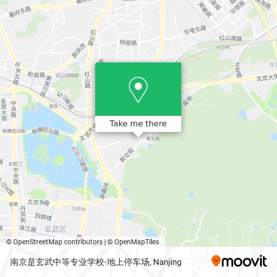 南京是玄武中等专业学校-地上停车场 map