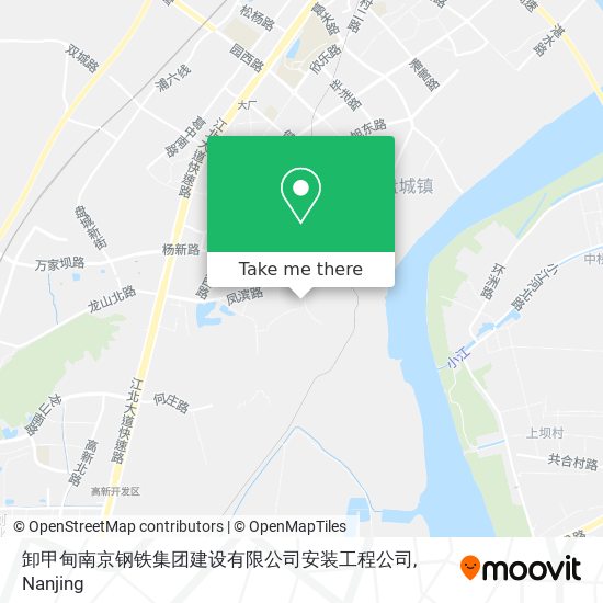 卸甲甸南京钢铁集团建设有限公司安装工程公司 map