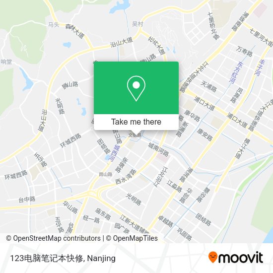 123电脑笔记本快修 map