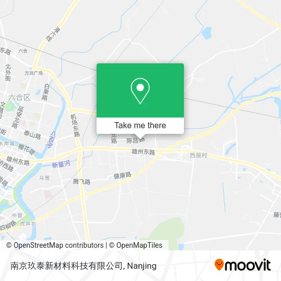 南京玖泰新材料科技有限公司 map