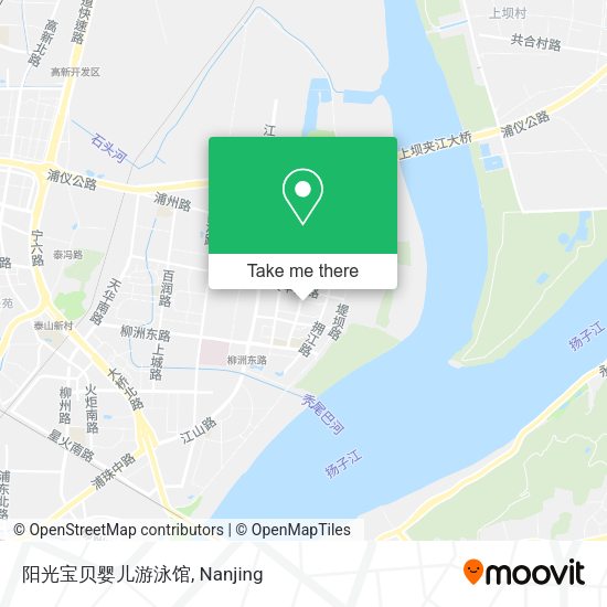 阳光宝贝婴儿游泳馆 map