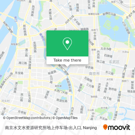 南京水文水资源研究所地上停车场-出入口 map