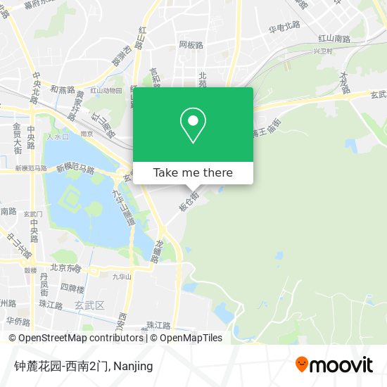 钟麓花园-西南2门 map
