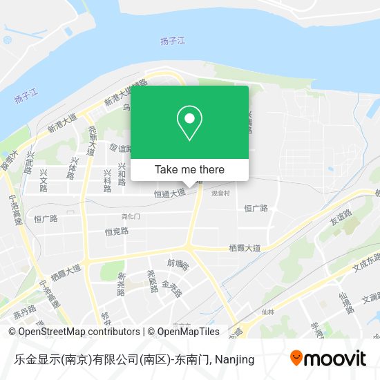 乐金显示(南京)有限公司(南区)-东南门 map