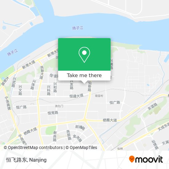 恒飞路东 map