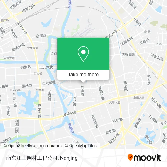 南京江山园林工程公司 map