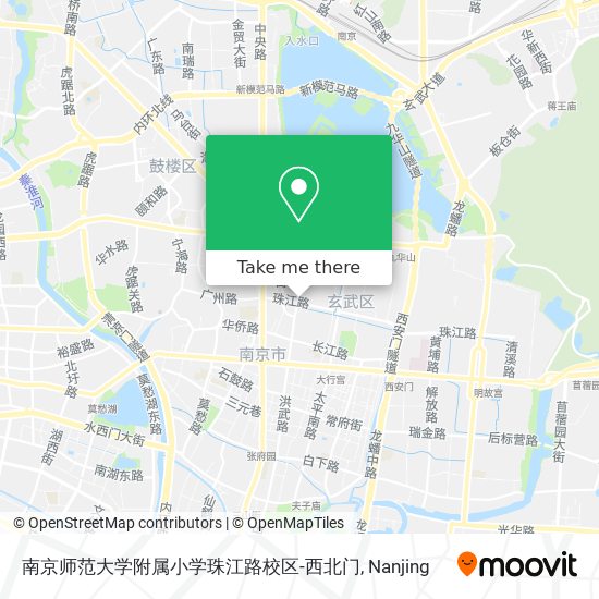 南京师范大学附属小学珠江路校区-西北门 map