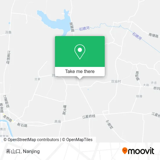 蒋山口 map