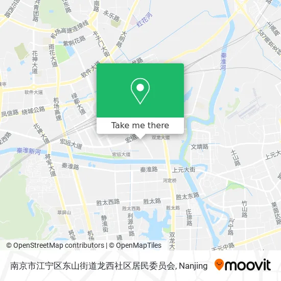 南京市江宁区东山街道龙西社区居民委员会 map