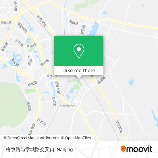 格致路与学城路交叉口 map