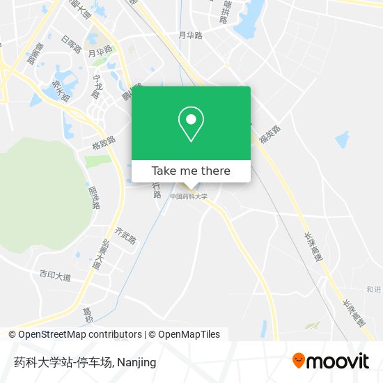 药科大学站-停车场 map