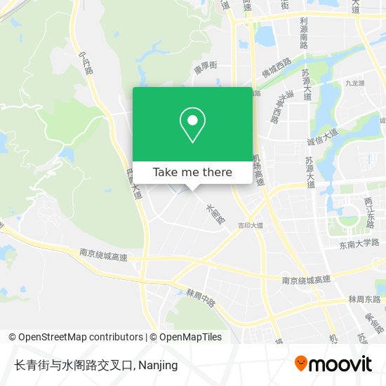 长青街与水阁路交叉口 map