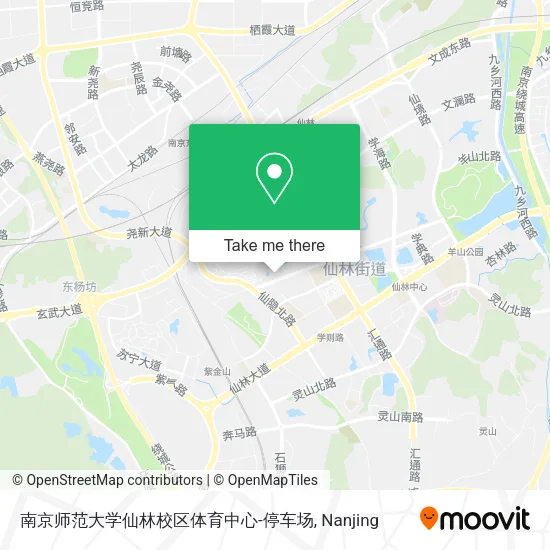 南京师范大学仙林校区体育中心-停车场 map