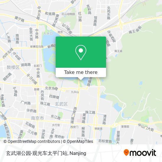 玄武湖公园-观光车太平门站 map