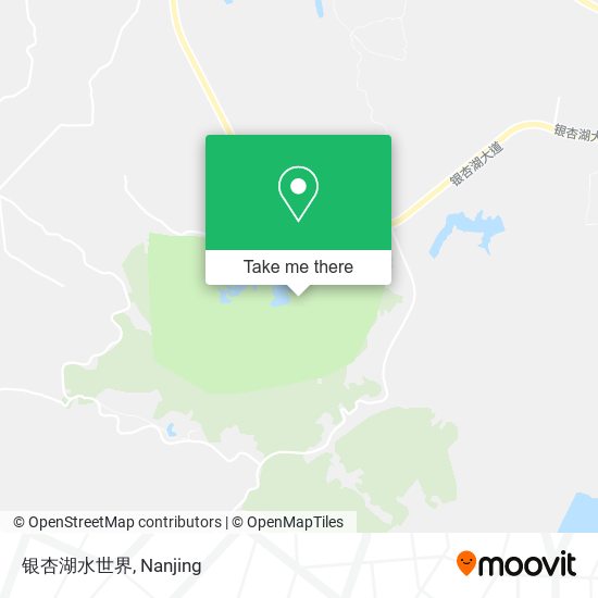 银杏湖水世界 map