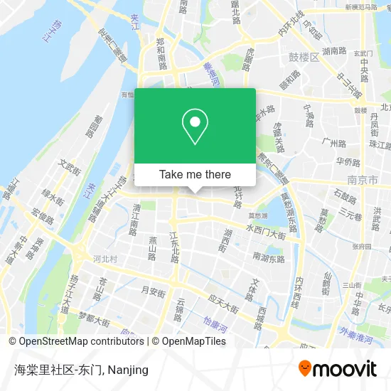 海棠里社区-东门 map