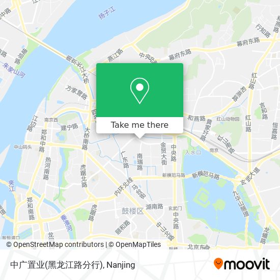 中广置业(黑龙江路分行) map