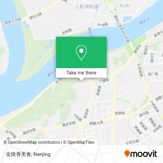 金陵香美食 map