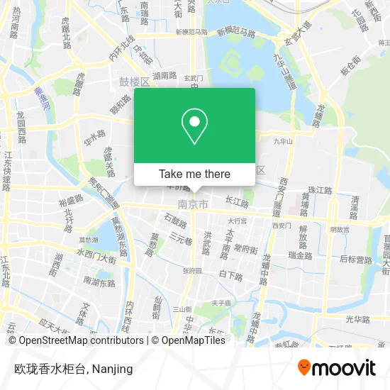 欧珑香水柜台 map