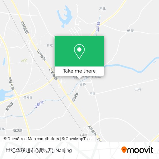世纪华联超市(湖熟店) map