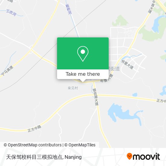 天保驾校科目三模拟地点 map
