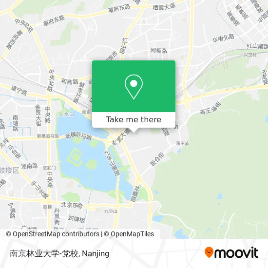 南京林业大学-党校 map