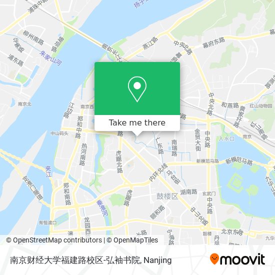 南京财经大学福建路校区-弘袖书院 map