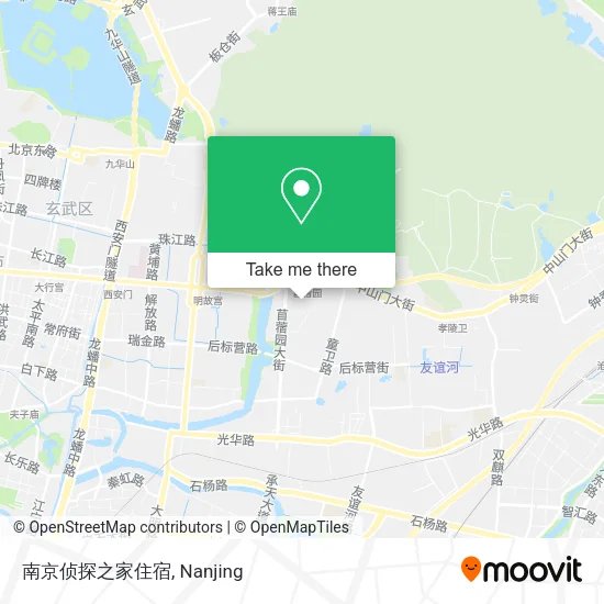 南京侦探之家住宿 map