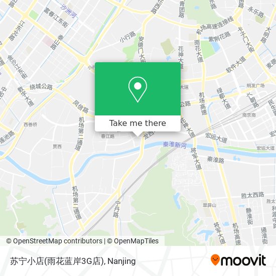 苏宁小店(雨花蓝岸3G店) map