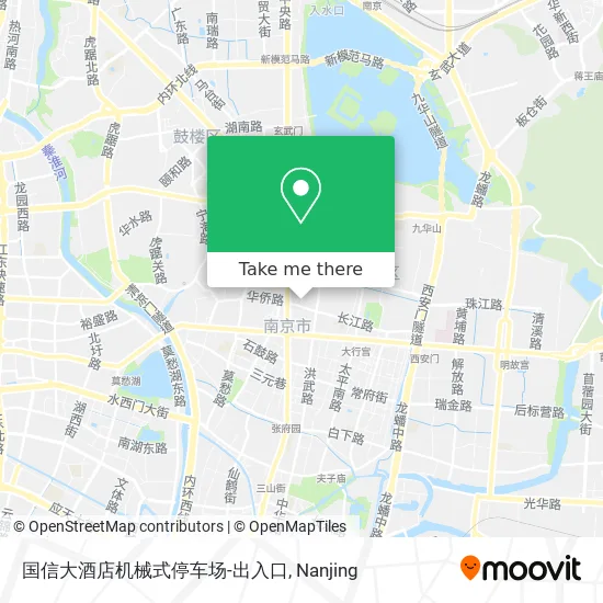 国信大酒店机械式停车场-出入口 map